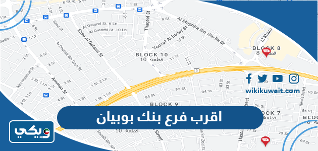 اقرب فرع بنك بوبيان