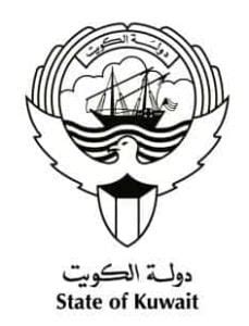 شعار دولة الكويت ابيض واسود