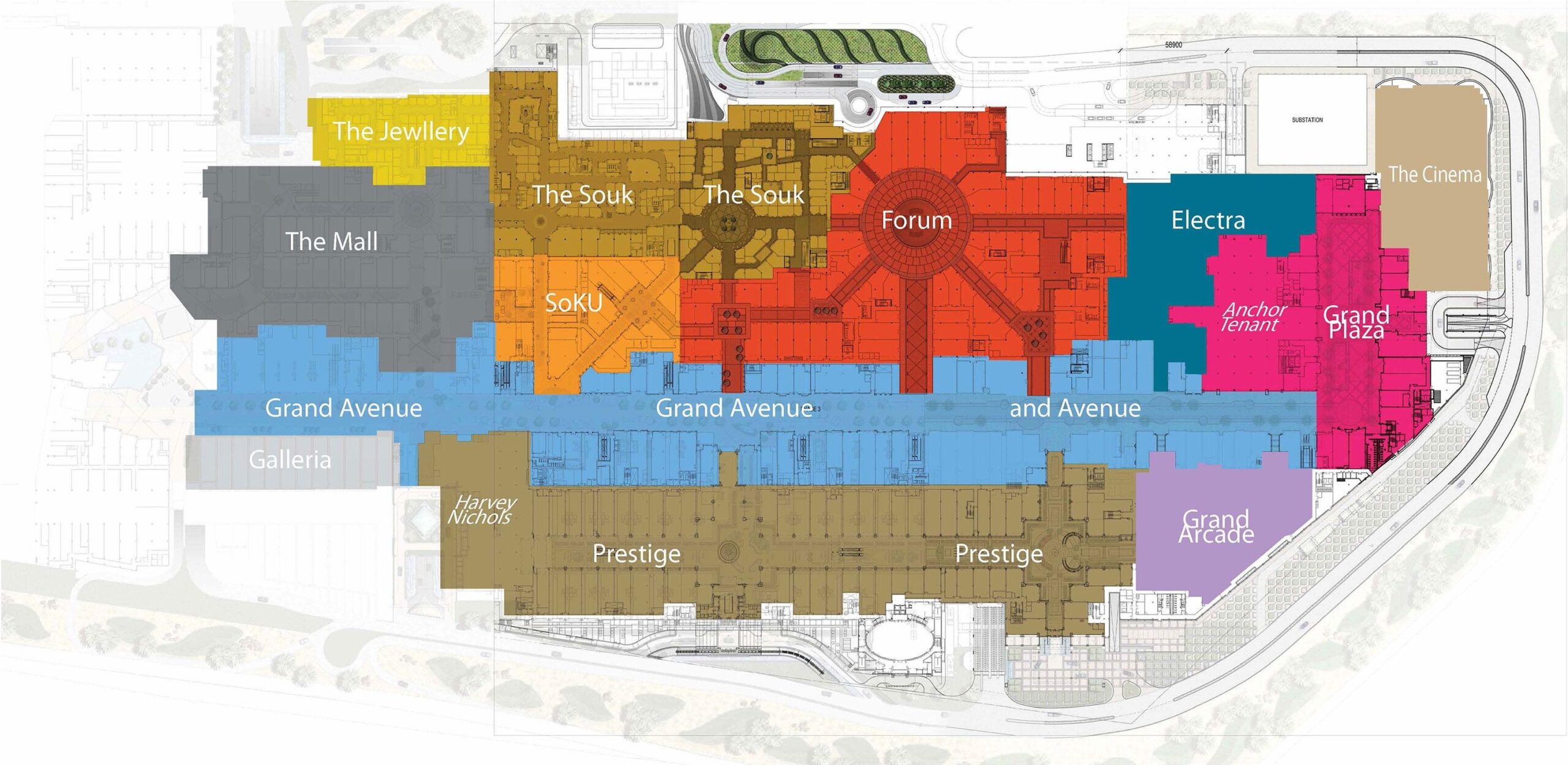 خريطة مارينا مول الكويت