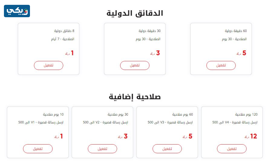 شراء صلاحية اوريدو الكويت