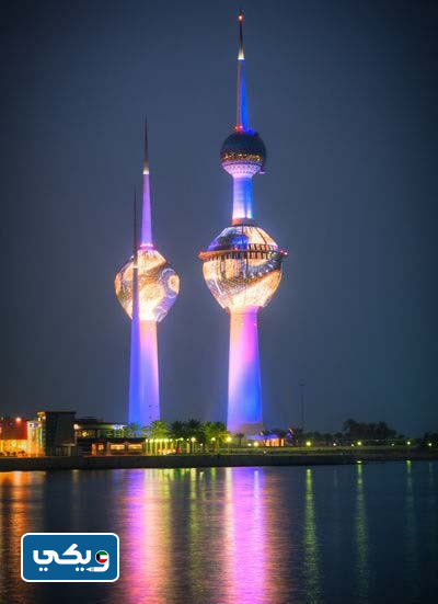 كم عدد صحون ابراج الكويت