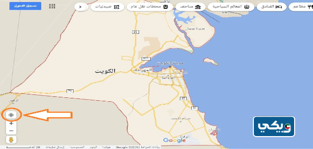 موقع الفرع الرئيسي لبنك الائتمان الكويتي