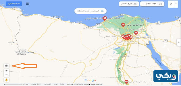 عناوين فروع بنك الكويت الوطني في مصر عن طريق خرائط جوجل