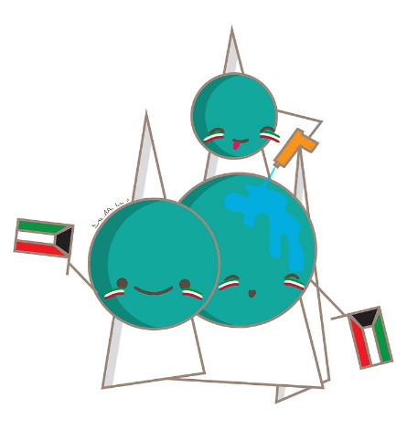 ابراج الكويت كرتون