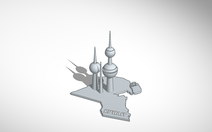 ابراج الكويت كرتون