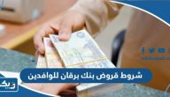 شروط قروض بنك برقان للوافدين