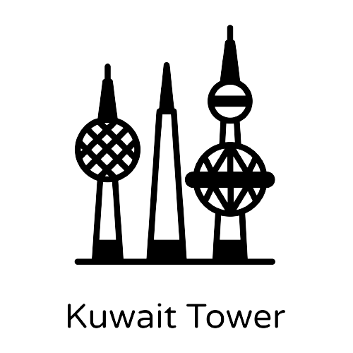 صور ابراج الكويت بدون خلفية