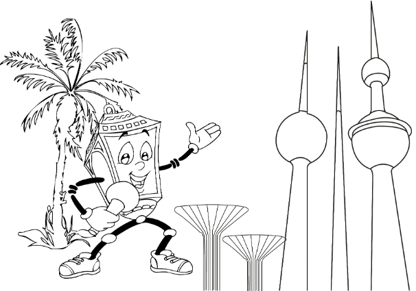 صور رسومات أبراج الكويت