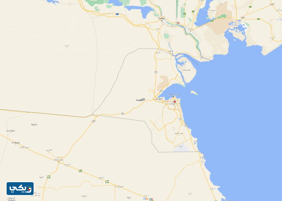 مساحة الكويت