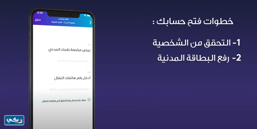 طريقة فتح حساب في بنك وربة
