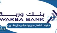 خطوات الاكتتاب في زيادة رأس مال بنك وربة الكويت