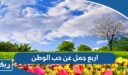 اربع جمل عن حب الوطن