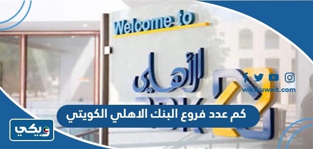 كم عدد فروع البنك الاهلي الكويتي