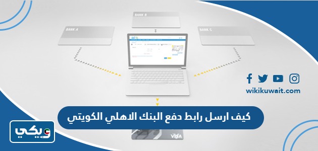 كيف ارسل رابط دفع البنك الاهلي الكويتي