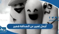 أجمل تعبير عن الصداقة قصير