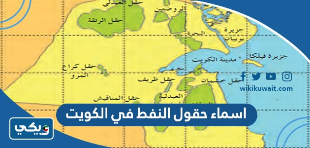 اسماء حقول النفط في الكويت