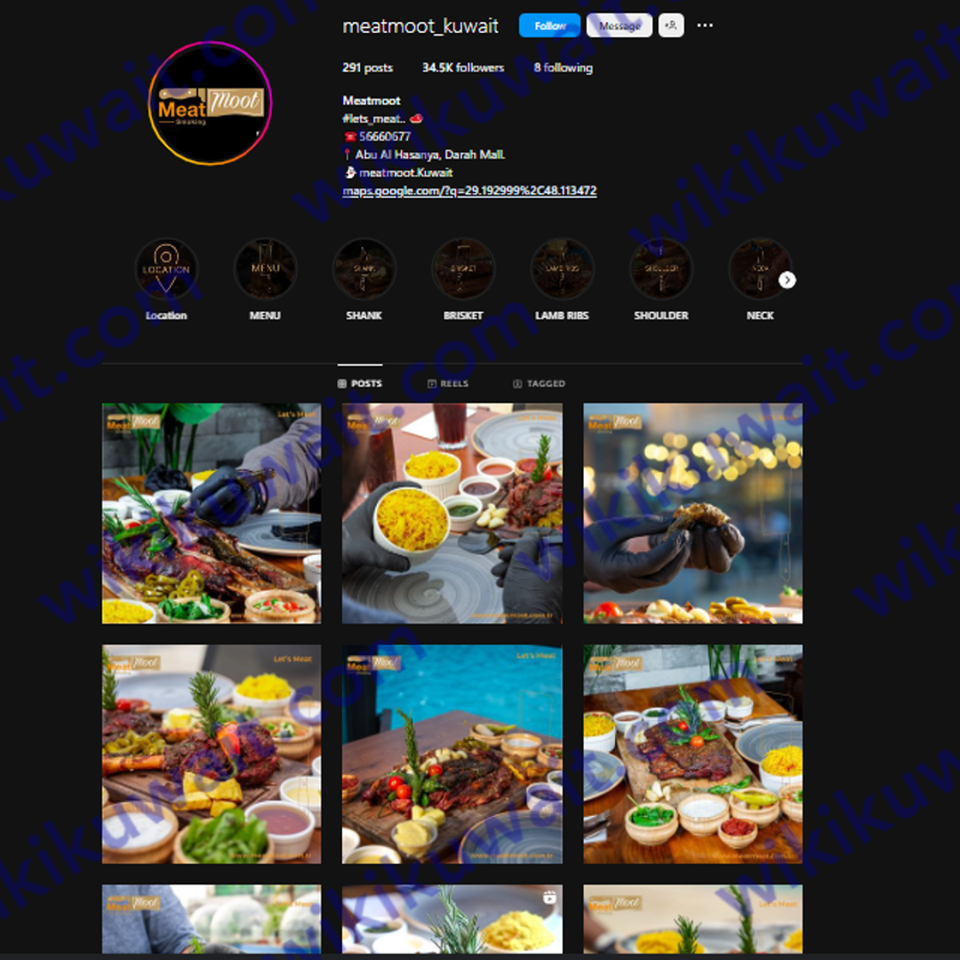 انستقرام مطعم ميت موت 1الكويت