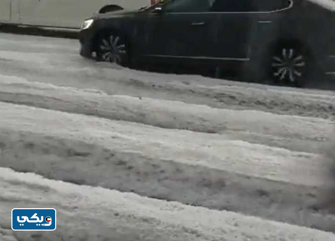 تساقط ثلوج في الكويت