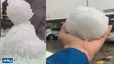 تساقط ثلوج في الكويت