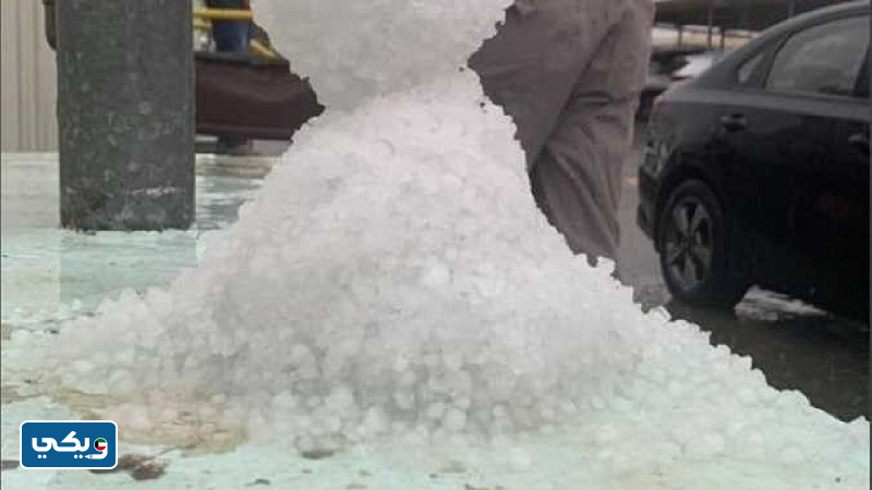 صور ثلوج الكويت اليوم