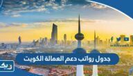 جدول رواتب دعم العمالة الكويت 2026 جدول رواتب دعم العمالة الكويت 2026