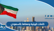 كلمات كويتية ومعناها بالسعودي