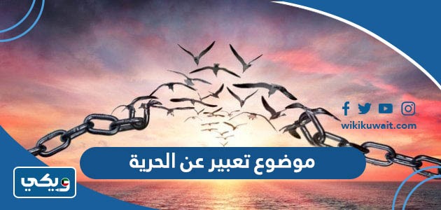 موضوع تعبير عن الحرية