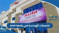 تخصصات الهندسة في جامعة aum تخصصات الهندسة في جامعة aum