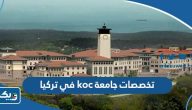 تخصصات جامعة koc كوتش في تركيا 2025 تخصصات جامعة koc كوتش في تركيا 2025