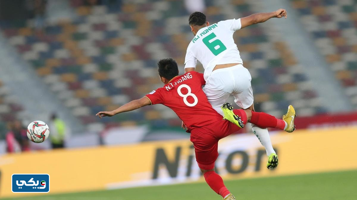 الساعة كم مباراة العراق واليمن