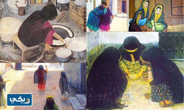 رسومات للحياة اليومية في الكويت قديماً