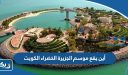 أين يقع موسم الجزيرة الخضراء في الكويت