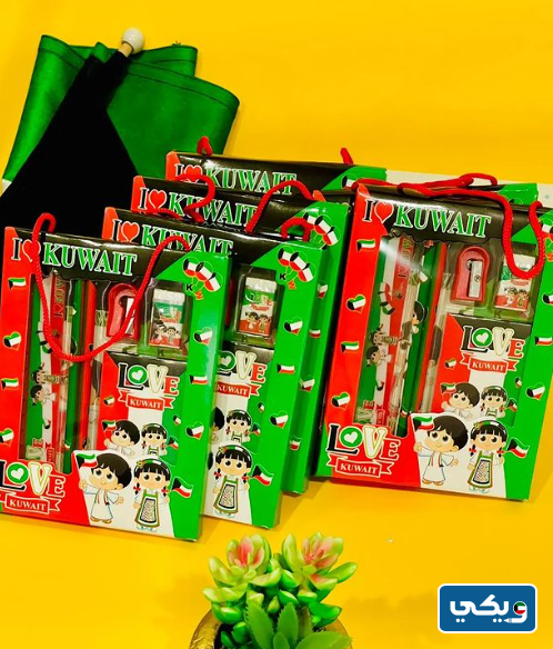 افكار توزيعات العيد الوطني الكويتي 62 للصغار