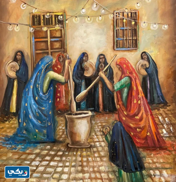 رسومات للحياة اليومية في الكويت قديماً