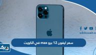 سعر ومواصفات ايفون 12 برو max في الكويت سعر ومواصفات ايفون 12 برو max في الكويت