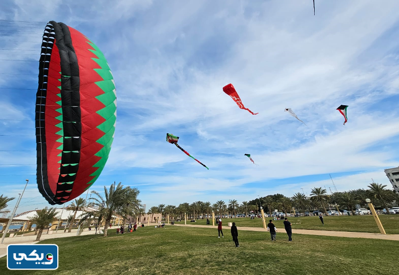 مظاهر الاحتفال بالعيد الوطني 62 في شاطئ الشويخ