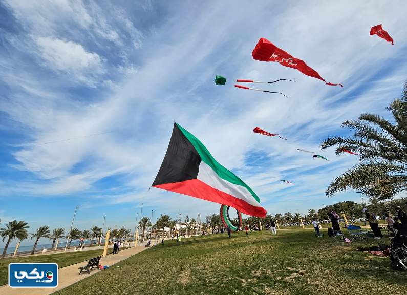 مظاهر الاحتفال بالعيد الوطني 62 في شاطئ الشويخ