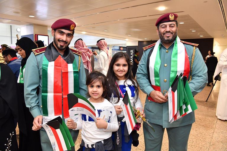 ملابس العيد الوطني الكويتي للاولاد