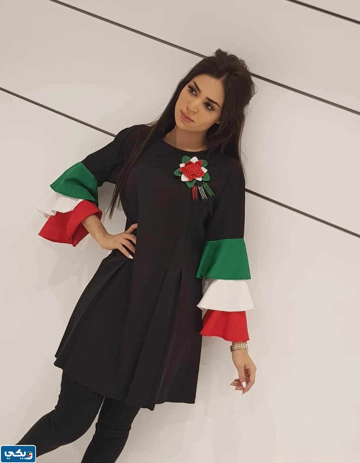 ملابس اليوم الوطني الكويتي للبنات