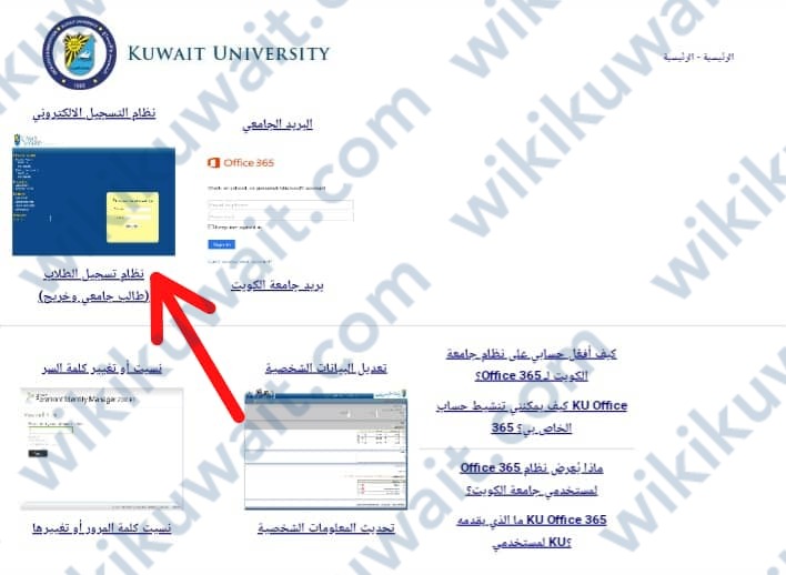 خطوات تسجيل الطلاب 2023 جامعة الكويت