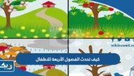 كيف تحدث الفصول الأربعة للاطفال للصف الثاني كيف تحدث الفصول الأربعة للاطفال للصف الثاني