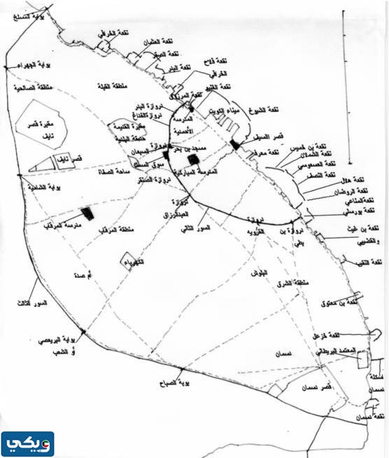 خريطة سور الكويت