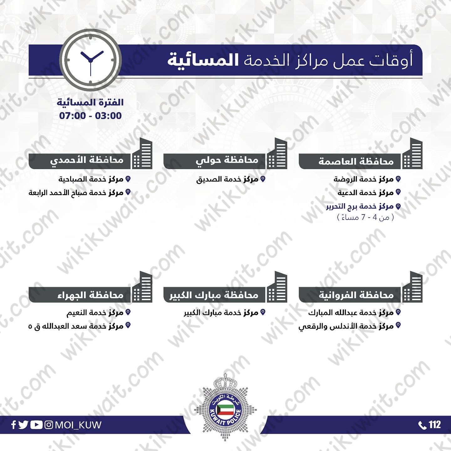 مواعيد دوام مراكز خدمة المواطن بعد رمضان 2023