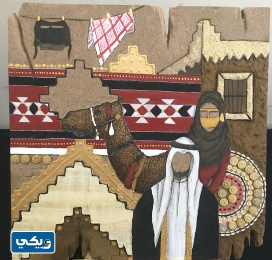 لوحات عن التراث الشعبي الكويتي