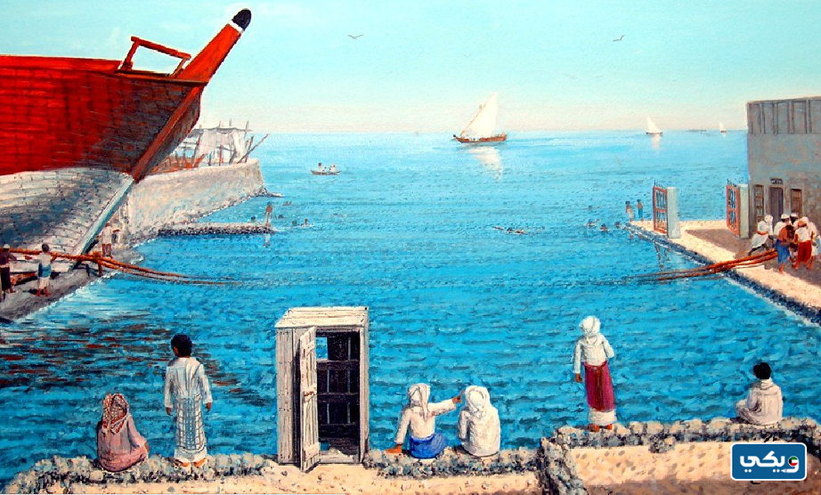 لوحات عن التراث الشعبي الكويتي