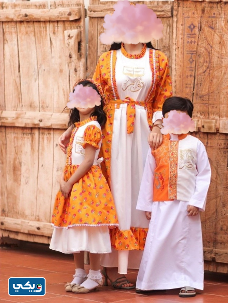 ملابس القرقيعان للأم والبنت والولد