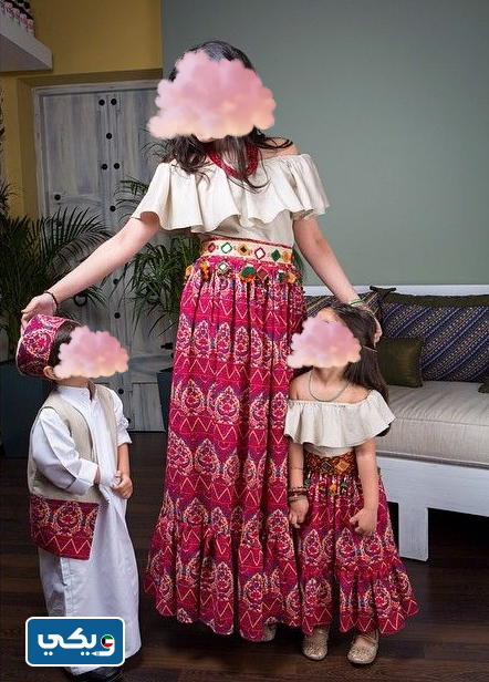 ملابس القرقيعان للأم والبنت والولد