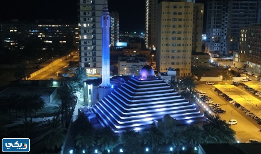 عنوان مسجد الشيخ ناصر الصباح في الكويت