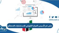 متى تم تأسيس المركز الكويتي للاستشارات الاحصائيه متى تم تأسيس المركز الكويتي للاستشارات الاحصائيه
