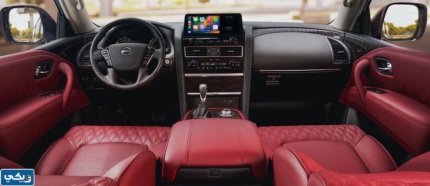مواصفات سيارة نيسان باترول 2023 من الداخل